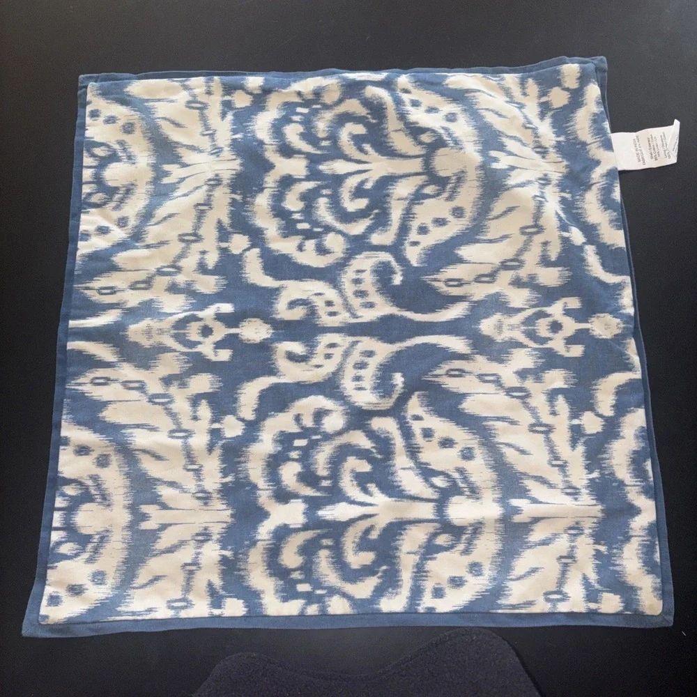 Pottery Barn Paisley Pillow Shams Only Set of 2 20x20